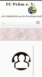 Mobile Screenshot of fc-pruem.de