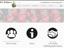Tablet Screenshot of fc-pruem.de